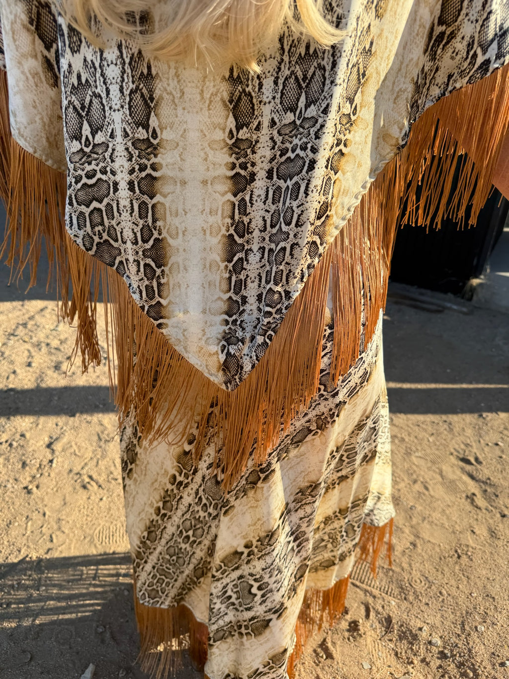 Spencer - Snake With Caramel Fringe Set
