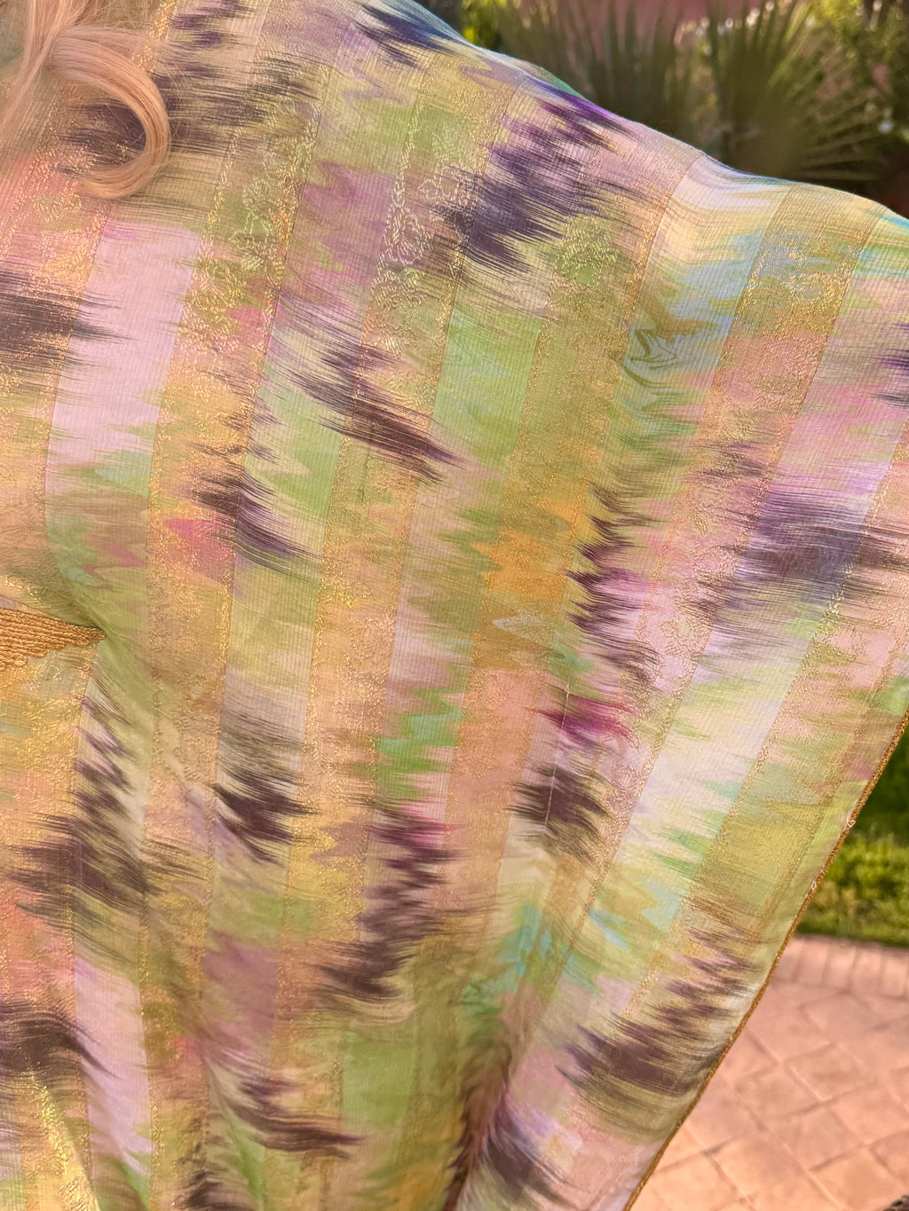 Kaftan - Ikat Gold Dream Maxi
