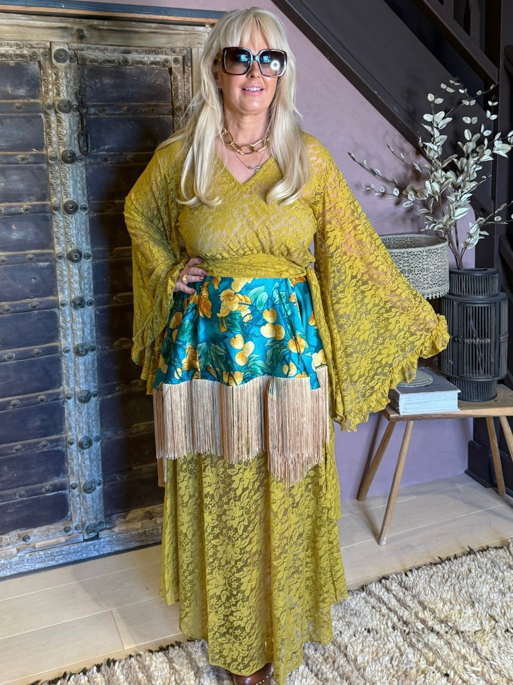 Stevie - Yellow Chartreuse Lace