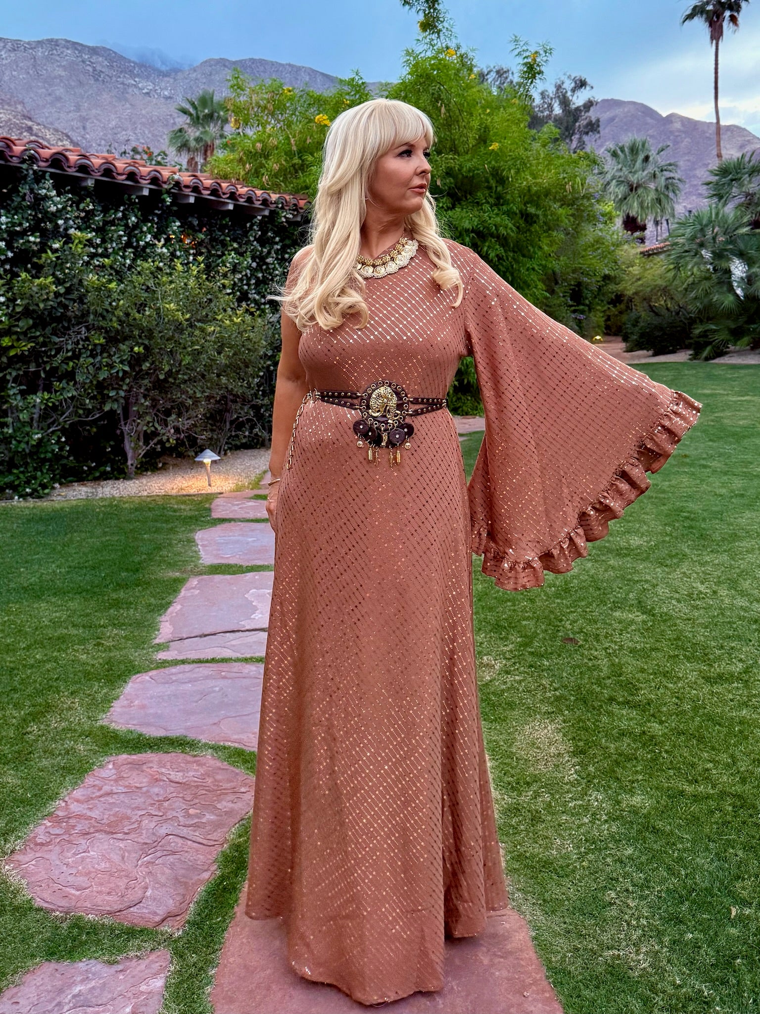 Stevie one Shoulder Mojave Dusk