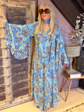 Stevie Dress — Bluebell Paisley