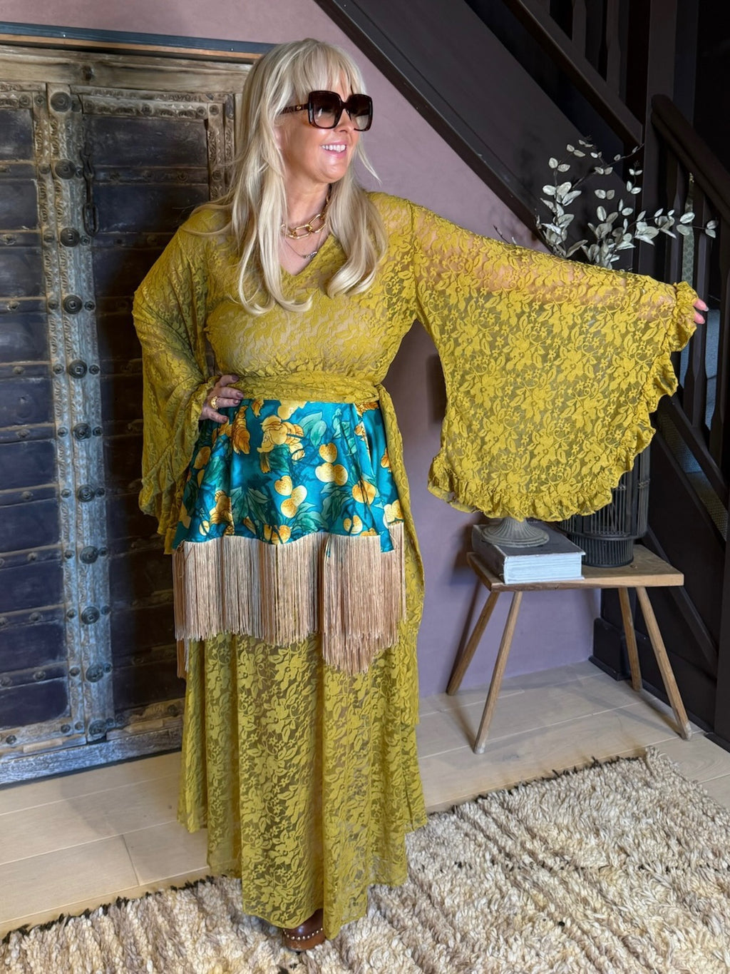 Stevie - Yellow Chartreuse Lace