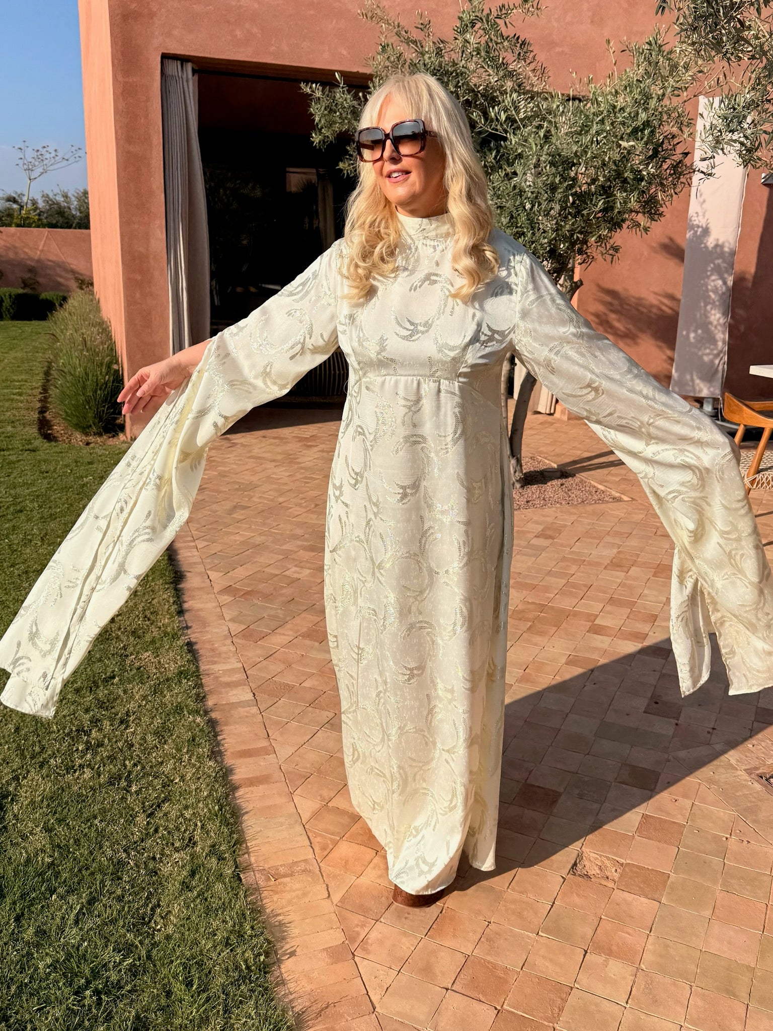 Kime - Cream Silk Metallic