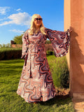 Stevie – Neutral Brown Pucci Swirl