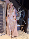 Caz - Rose Gold Jumpsuit