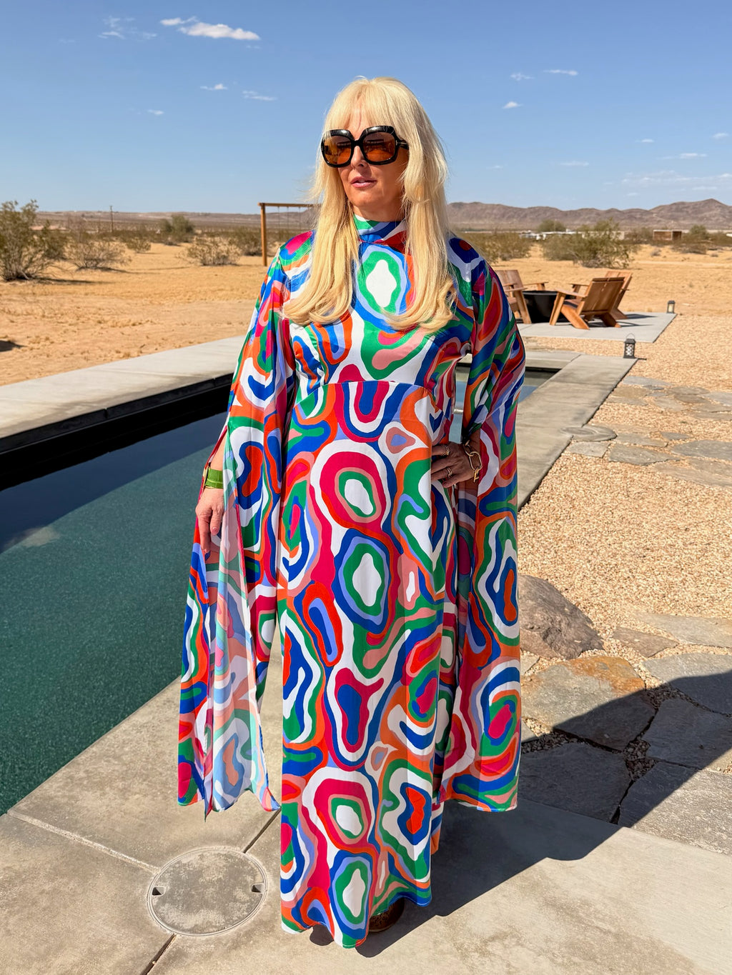 Kime - Psychedelic 70s Multi Print