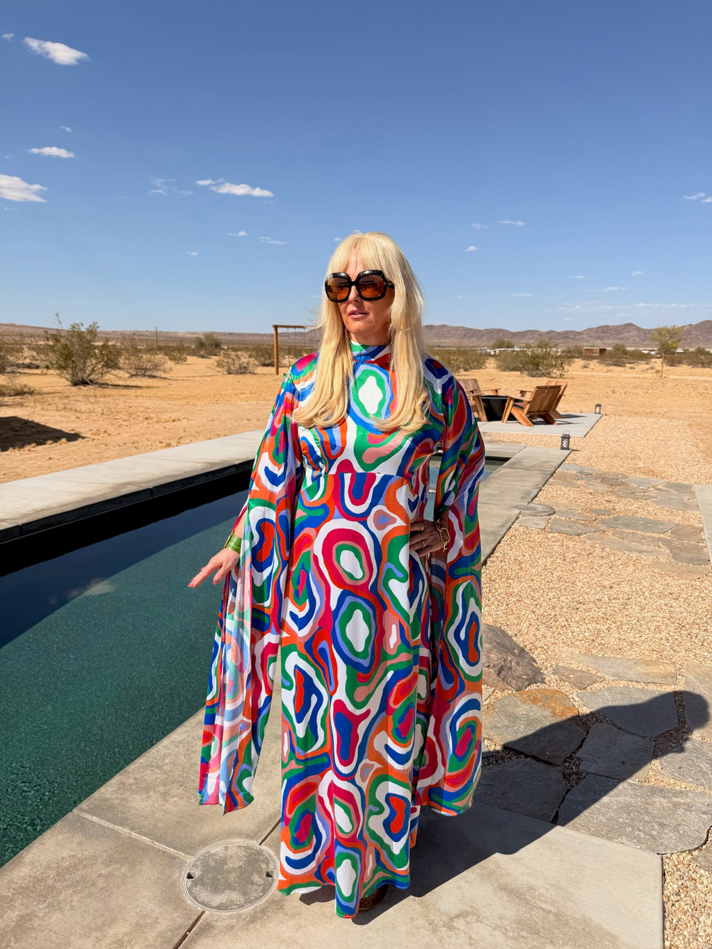 Kime - Psychedelic 70s Multi Print