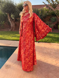Stevie - Firelight Metallic One Shoulder