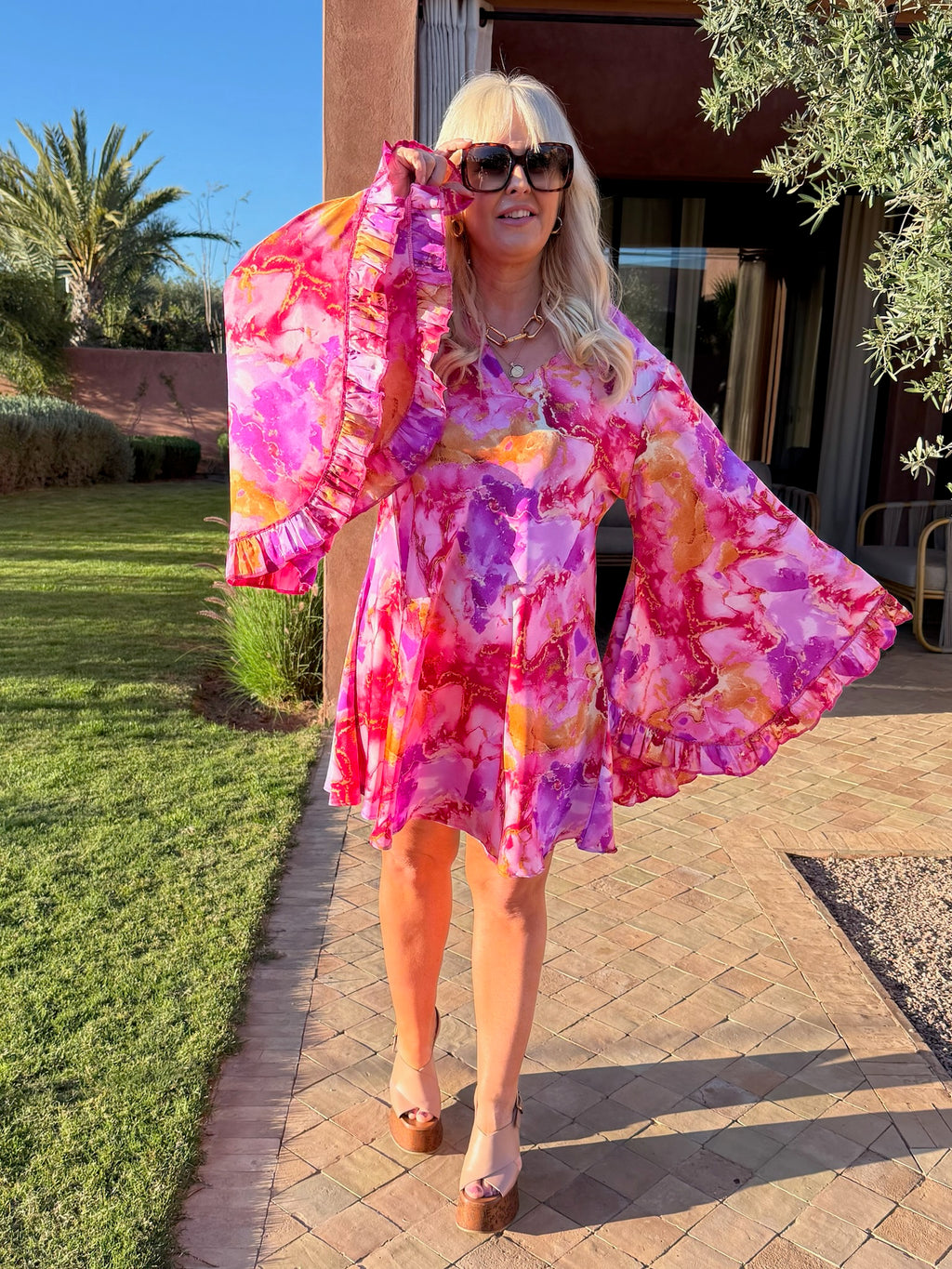 Short Stevie - Pink Silk