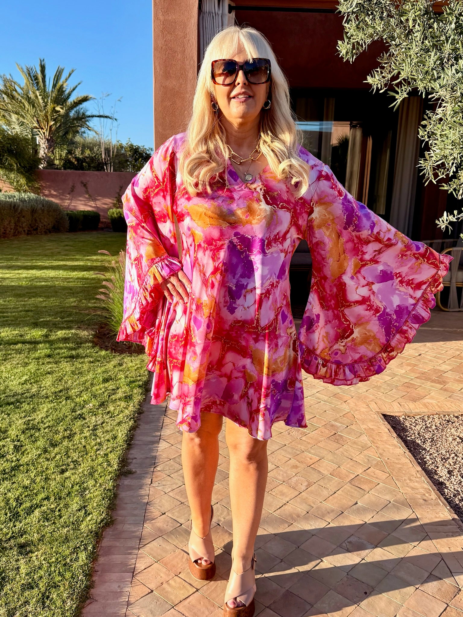 Short Stevie - Pink Silk