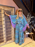 Salma - Multicolor Wave Silk Jumpsuit