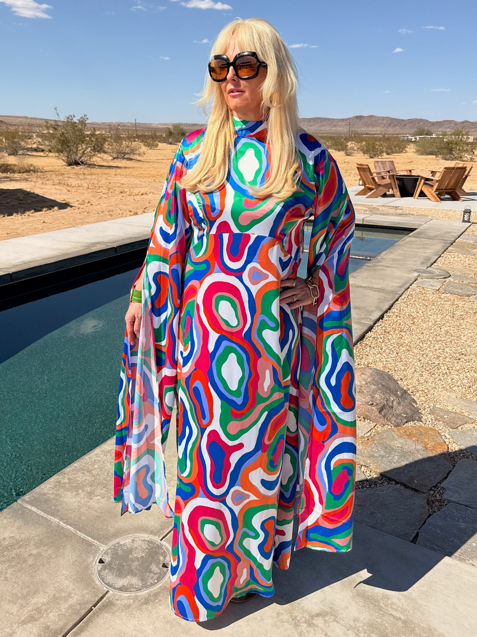 Kime - Psychedelic 70s Multi Print