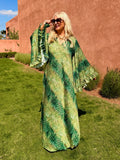 Stevie - Green Animal Print