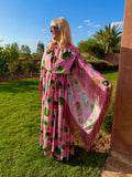 Chloe - Pink Circle Print