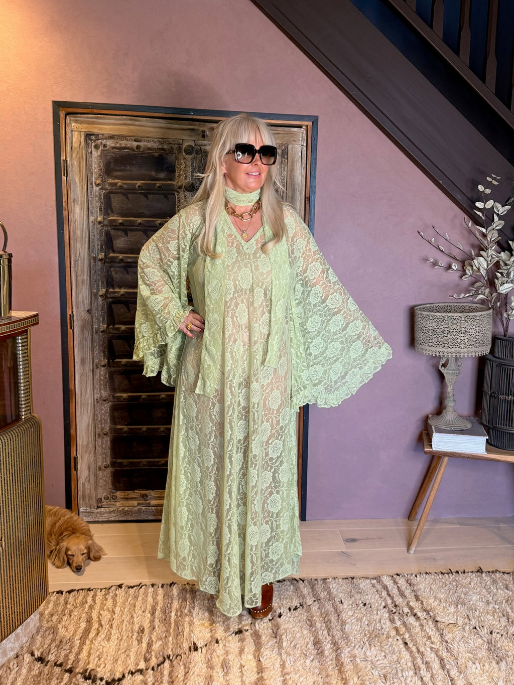 Stevie - Pistachio Lace