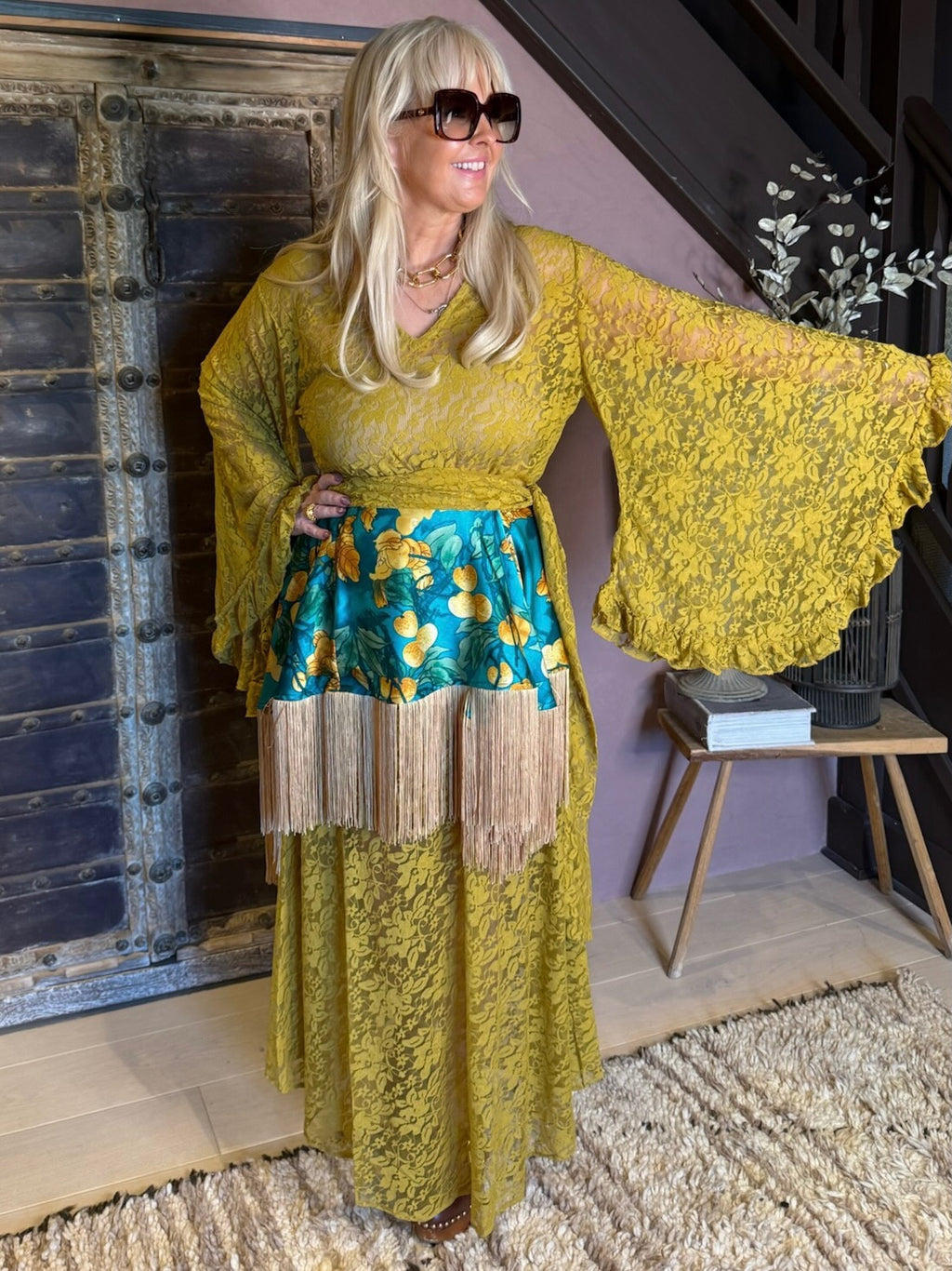 Stevie - Yellow Chartreuse Lace