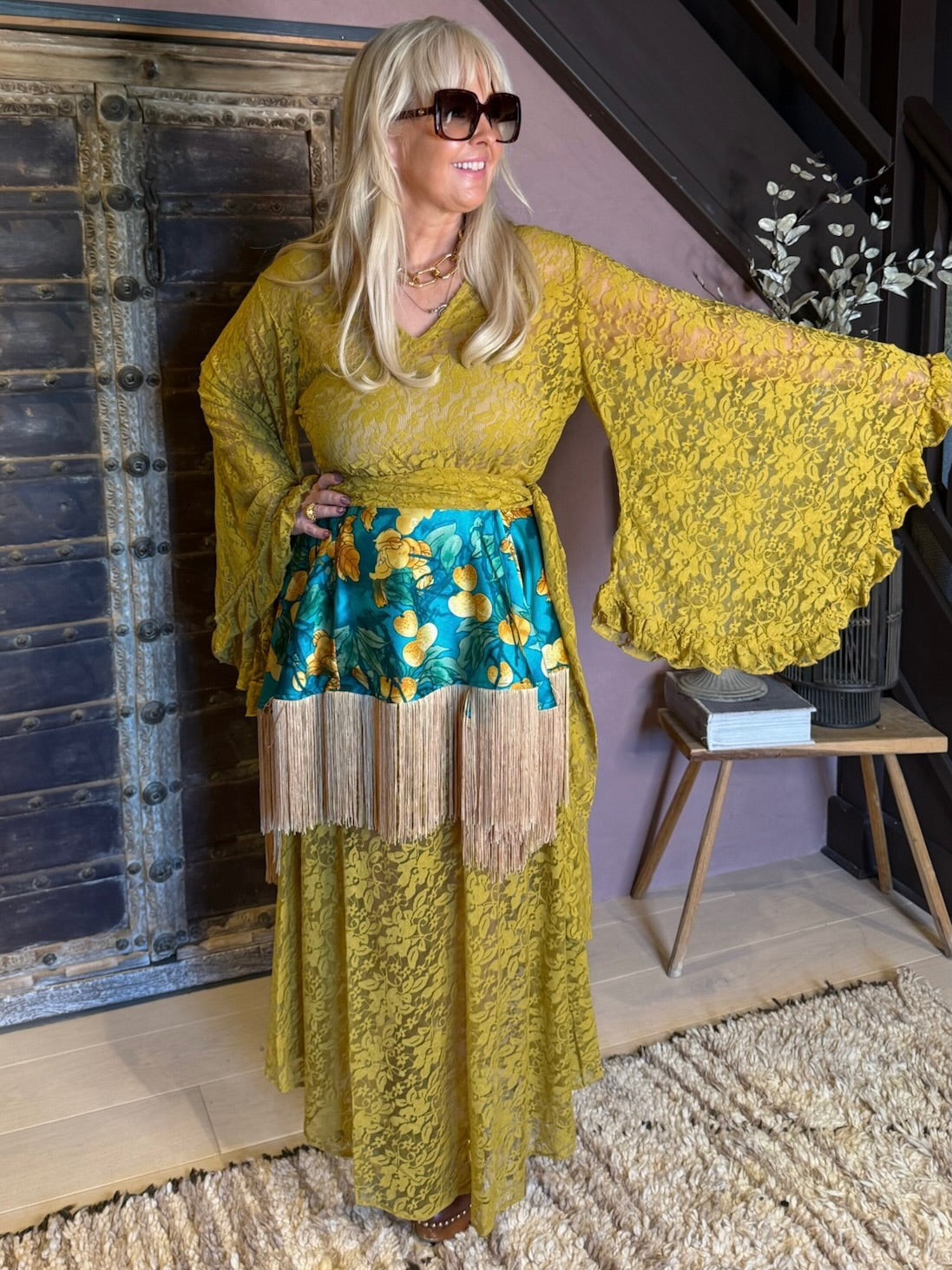 Stevie - Yellow Chartreuse Lace