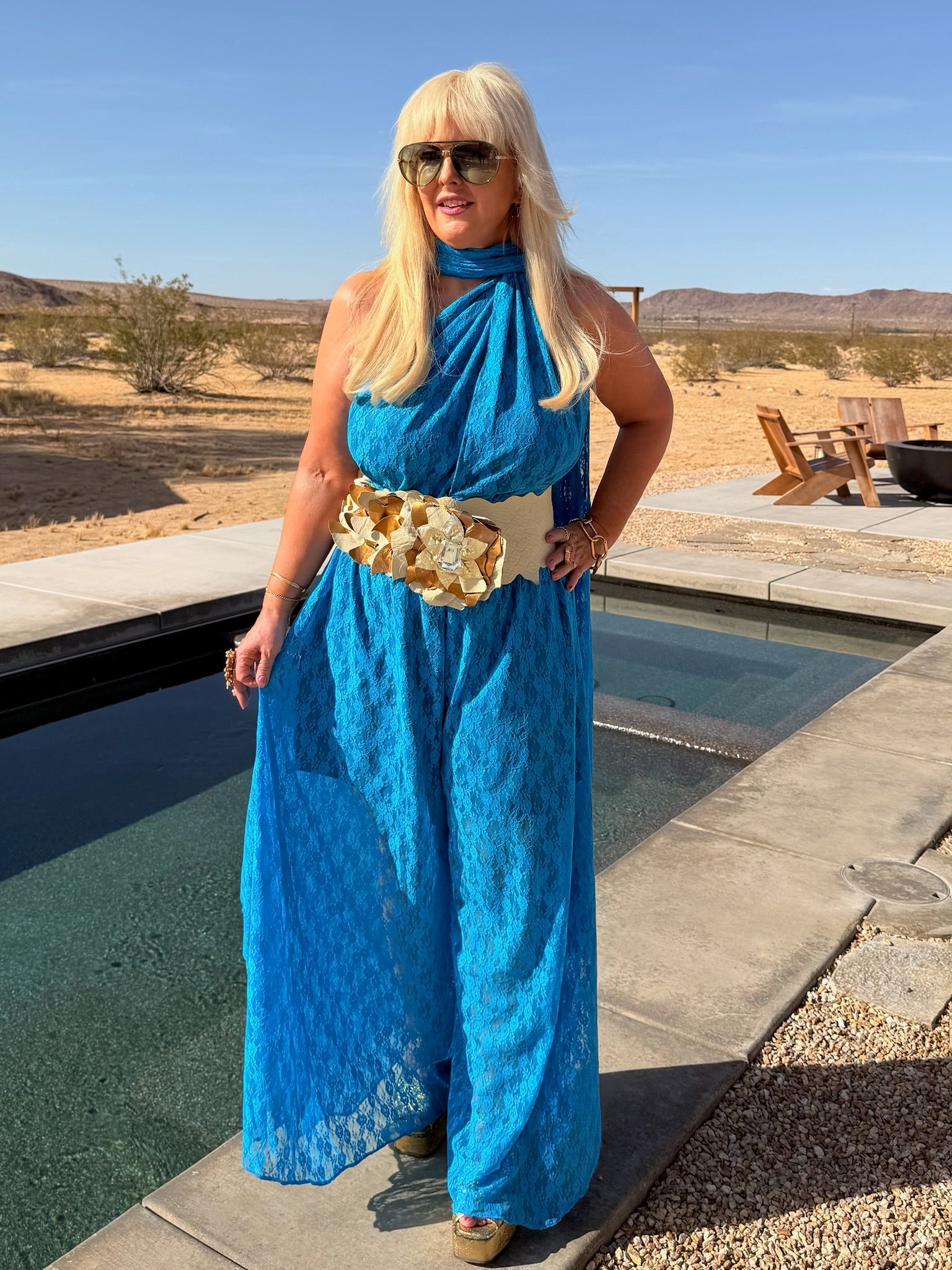 Caz - Turquoise Lace