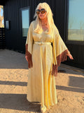Stevie - Gold fringed