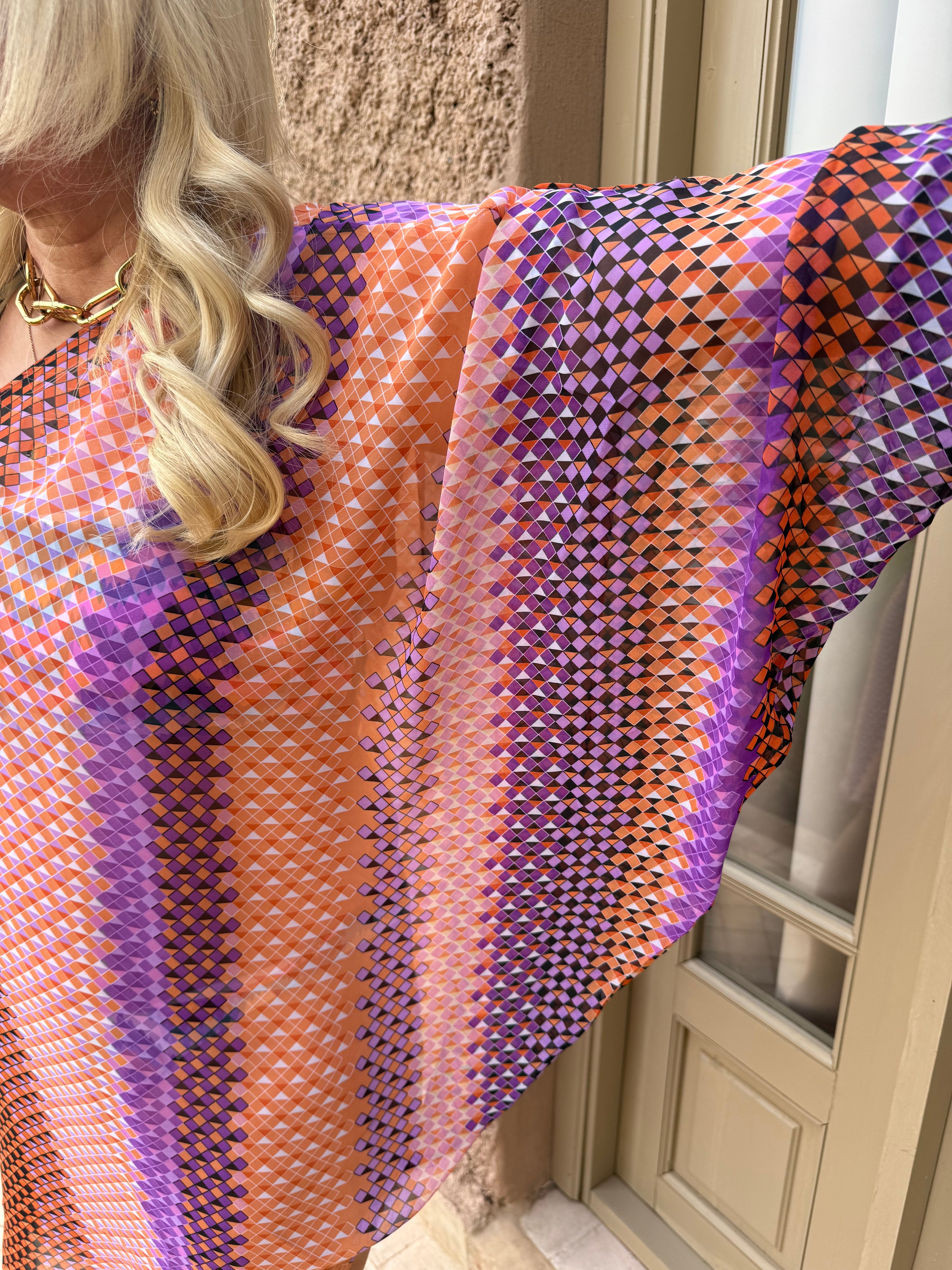Mimi dress Sundown Mosaic