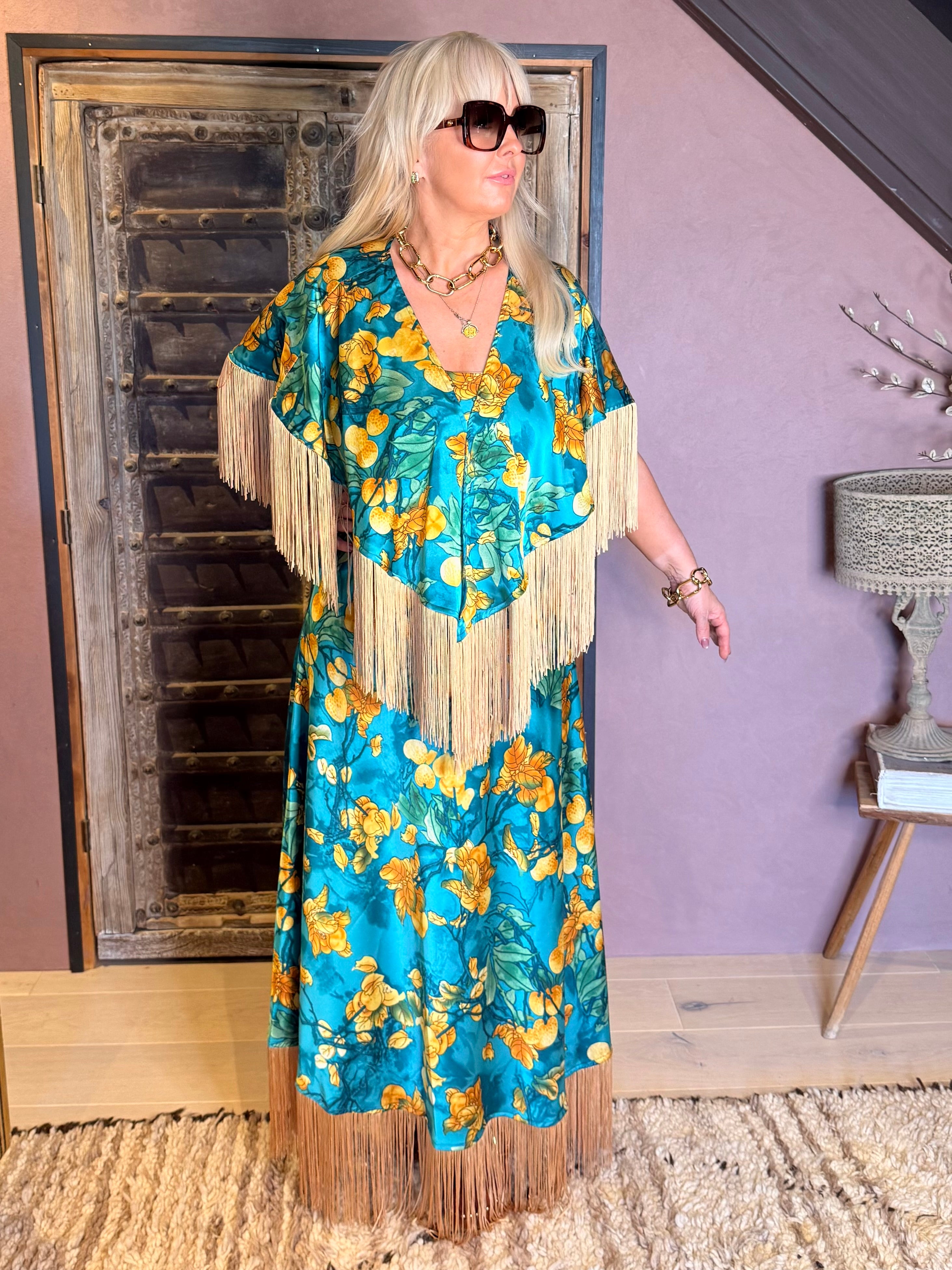 Spencer Set - Teal Orchard