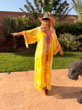 Kaftan - Talitha Fringed Moroccan Dream Tie Dye