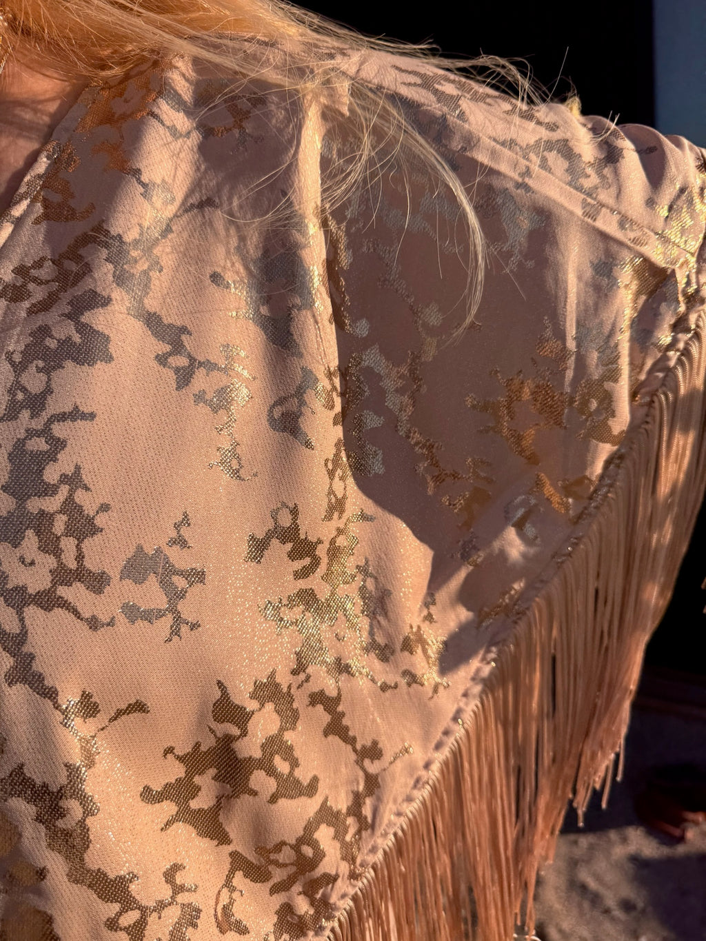 Spencer - Soft blush Champagne & Gold Metallic