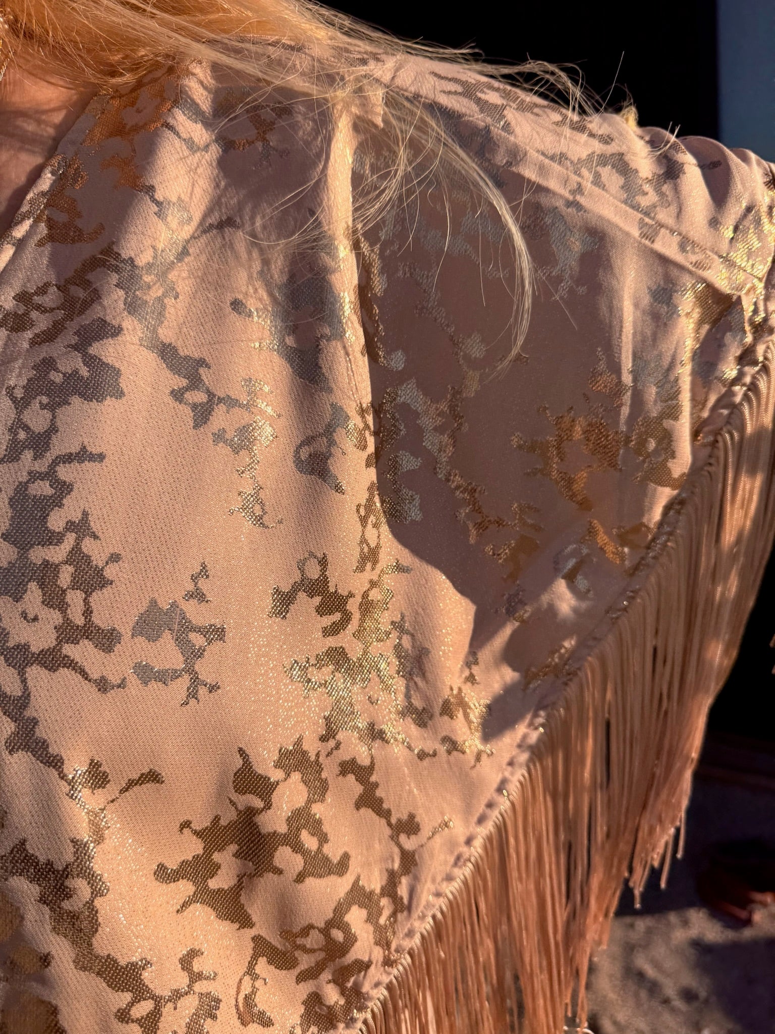 Spencer - Soft blush Champagne & Gold Metallic