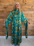 Kime – Turquoise & Gold Bloom
